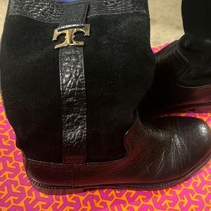 Tory Burch leather and suede Boot